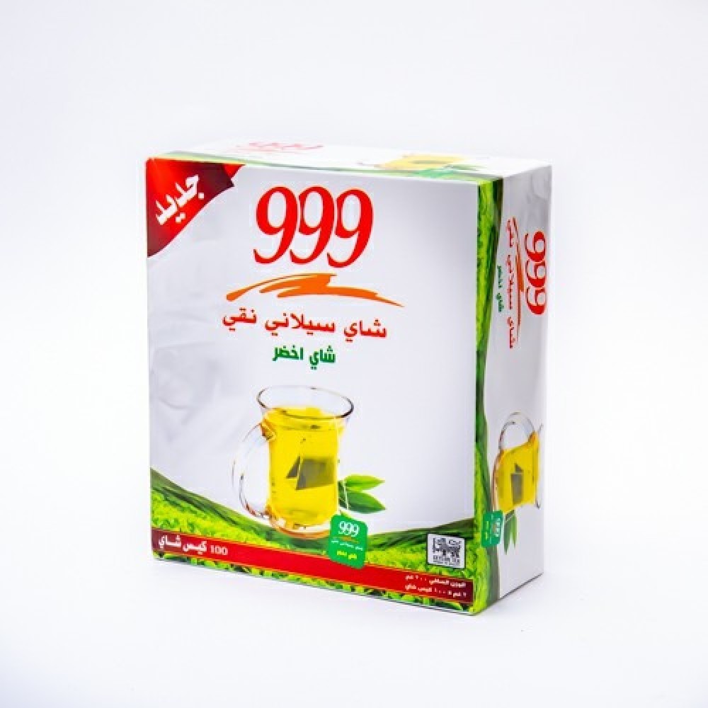 شاي اخضر999 سيلاني نقي 100كيس